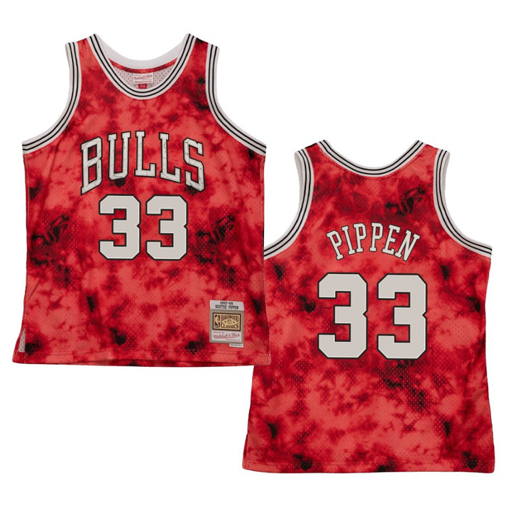 Scottie Pippen Chicago Bulls Galaxy Jersey Hardwood Classics Red