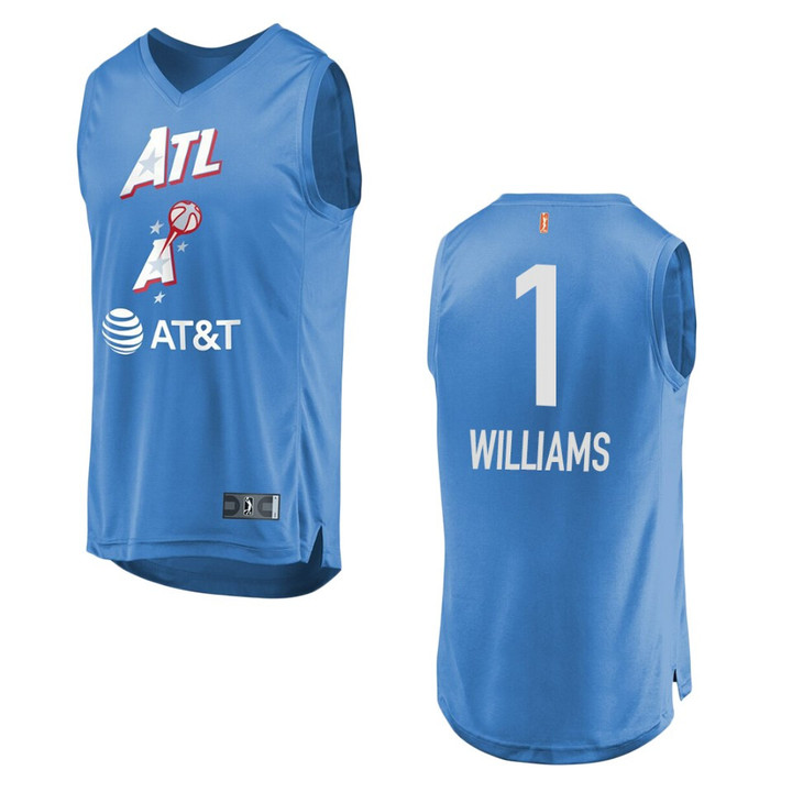 Atlanta Dream #1 Elizabeth Williams WNBA Icon Jersey - Blue