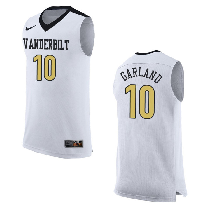 Vanderbilt Commodores #10 Darius Garland College Basketball Jersey - White