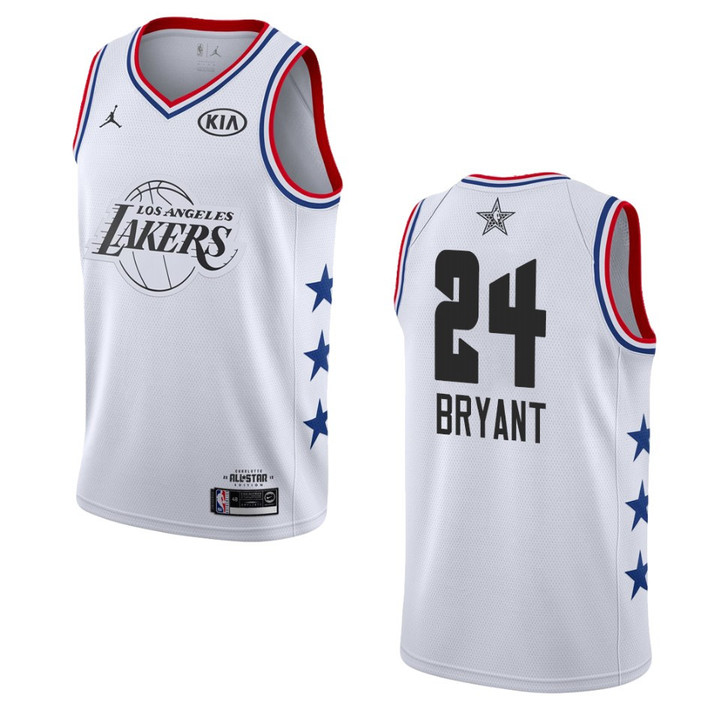 2019 All-Star Lakers Kobe Bryant Jersey - White