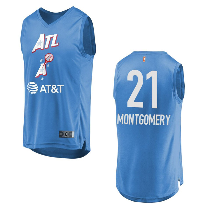 Atlanta Dream #21 Renee Montgomery WNBA Icon Jersey - Blue