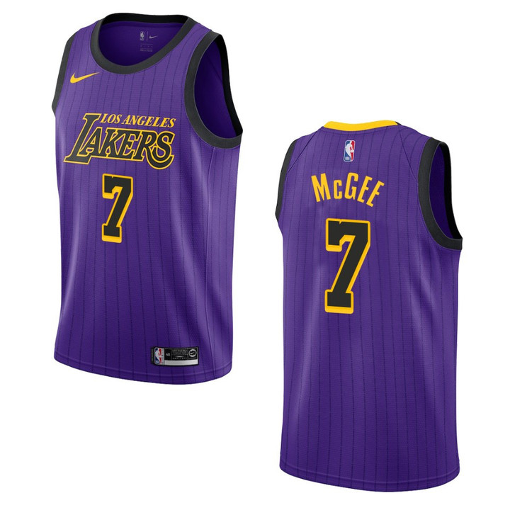 Lakers #7 JaVale McGee City Edition Jersey - Purple