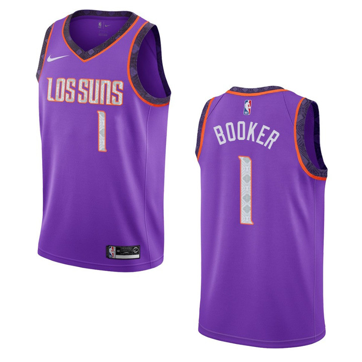 Suns #1 Devin Booker City Edition Jersey - Purple