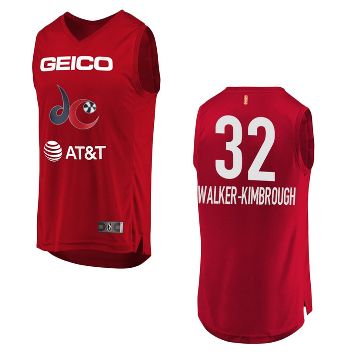 Washington Mystics #32 Shatori Walker-Kimbrough WNBA Icon Jersey - Red