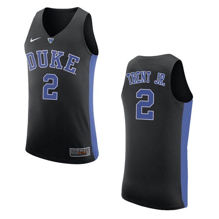 Duke Blue Devils #2 Gary Trent Jr. College Basketball Jersey - Black