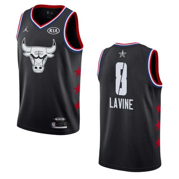 2019 All-Star Bulls Zach LaVine Jersey - Black