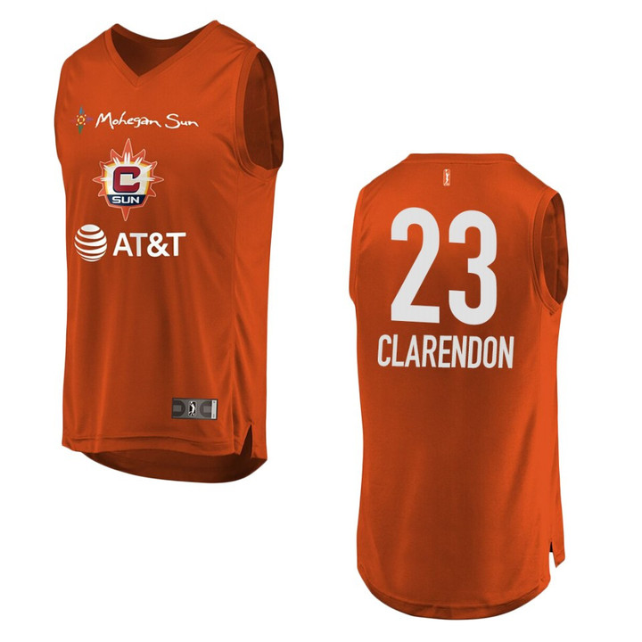 Connecticut Sun #23 Layshia Clarendon WNBA Icon Jersey - Orange