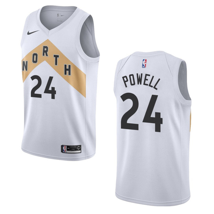 Raptors #24 Norman Powell City Edition Jersey - White