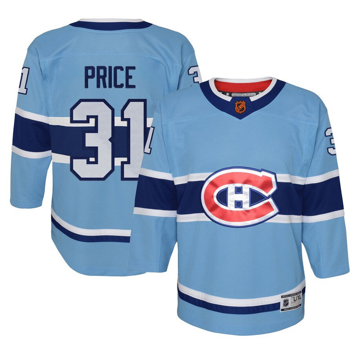 Carey Price Montreal Canadiens Youth Special Edition 2.0 Premier Player Jersey - Light Blue