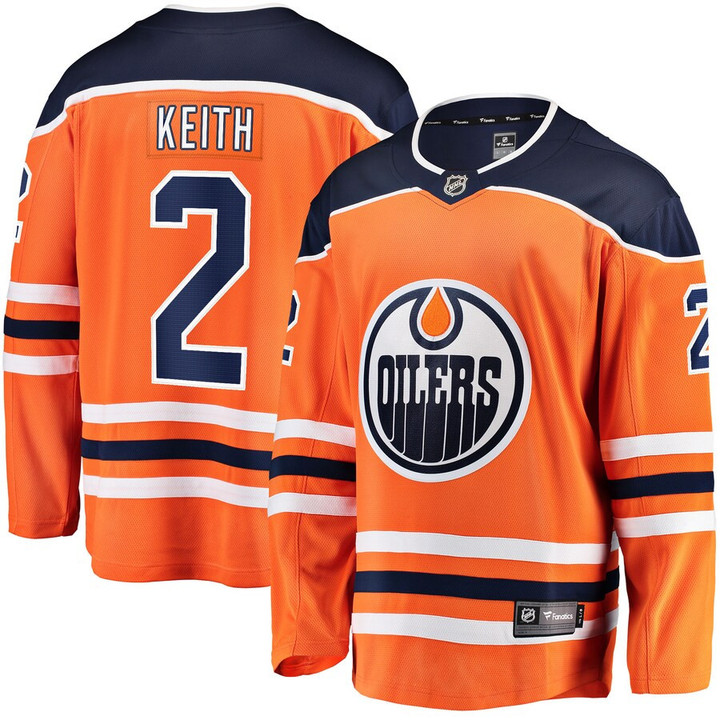 Duncan Keith Edmonton Oilers Breakaway Player Jersey - Orange