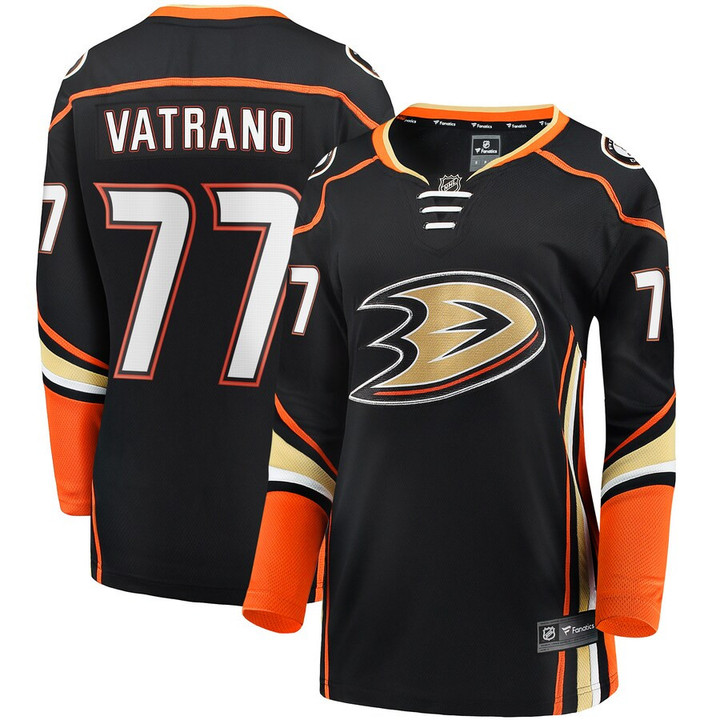Frank Vatrano Anaheim Ducks Women's Home Breakaway Player Jersey - Black