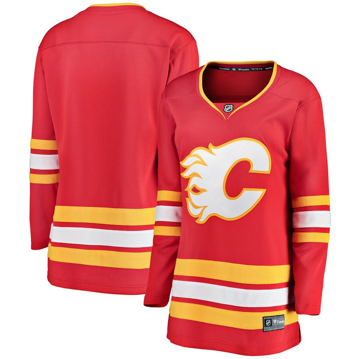 Calgary Flames Women's Home Breakaway Jersey - Red