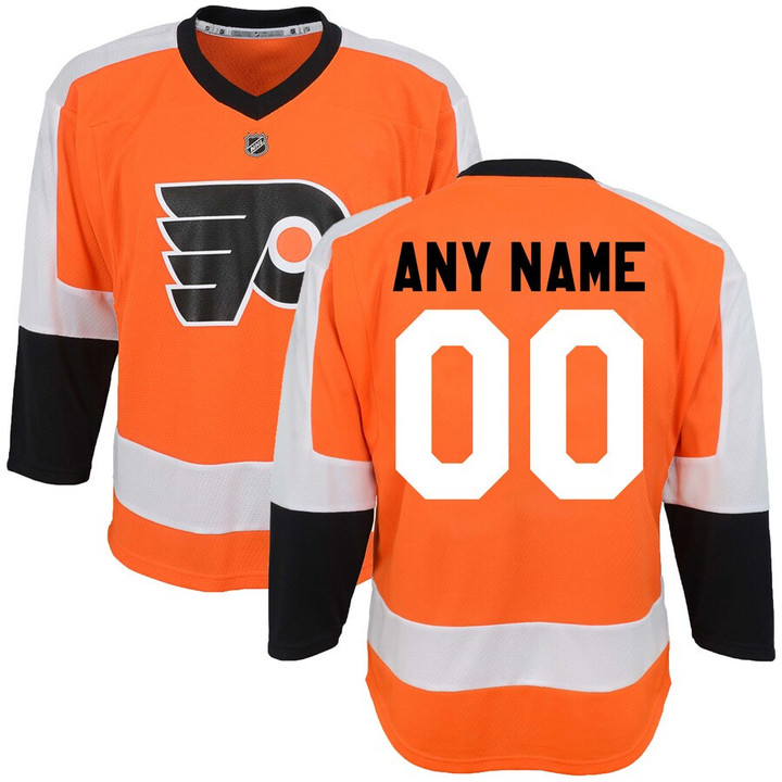 Philadelphia Flyers Preschool Home Replica Custom Jersey - Orange