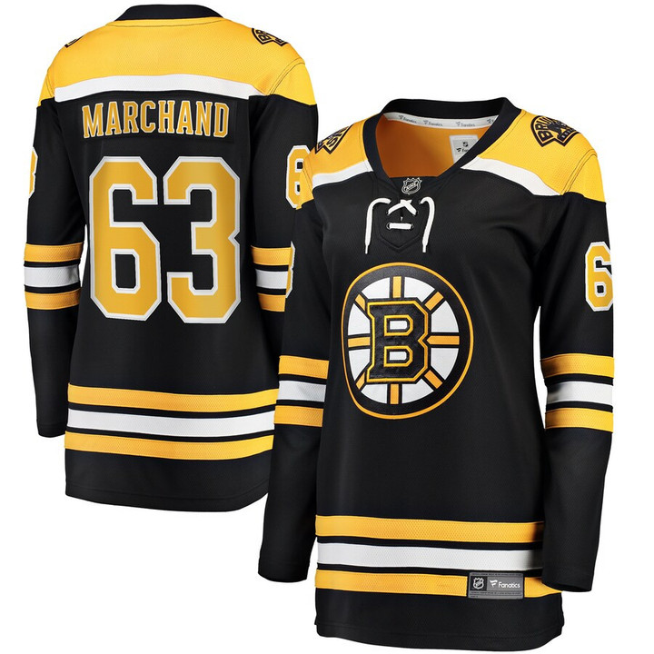 Brad Marchand Boston Bruins Women's Home Breakaway Player Jersey - Black