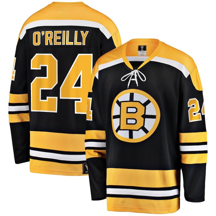 Terry O'Reilly Boston Bruins Premier Breakaway Retired Player Jersey - Black