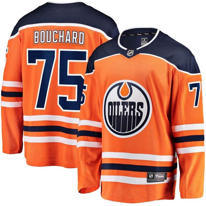 Evan Bouchard Edmonton Oilers Home Breakaway Player Jersey - Orange