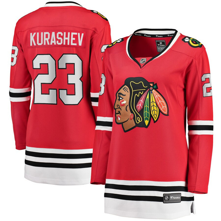 Philipp Kurashev Chicago Blackhawks Women's Home Breakaway Player Jersey - Red
