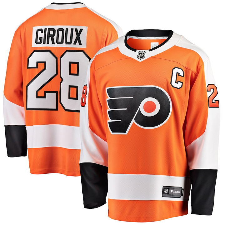 Claude Giroux Philadelphia Flyers Youth Home Breakaway Player Jersey - Orange