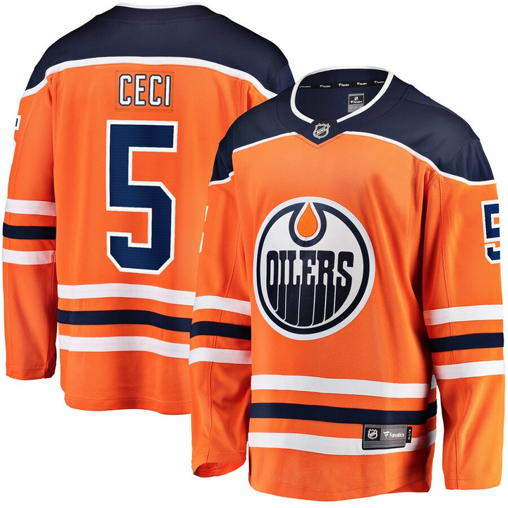 Cody Ceci Edmonton Oilers Home Breakaway Player Jersey - Orange