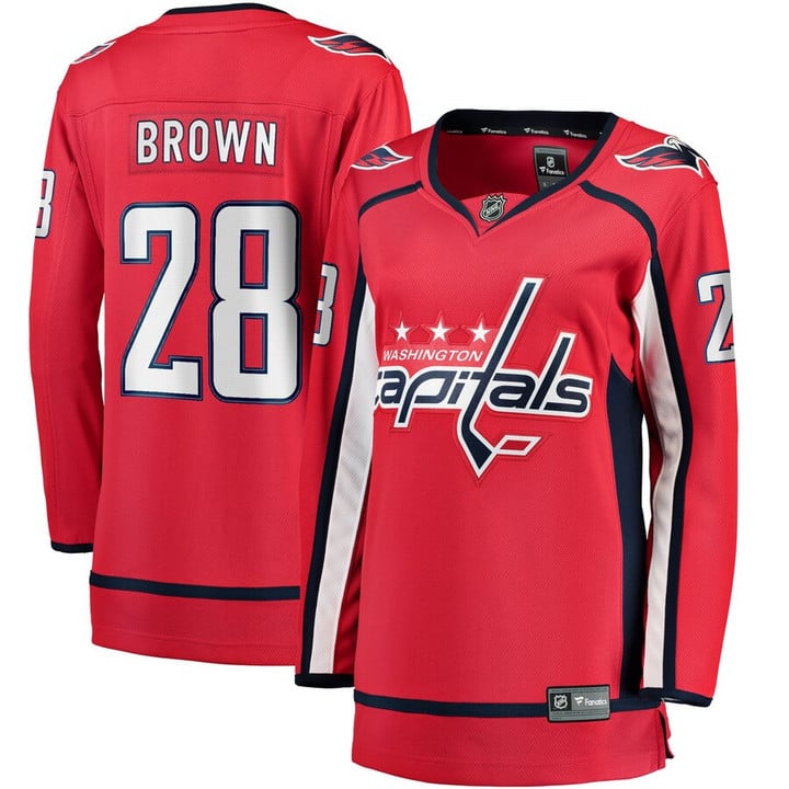 Connor Brown Washington Capitals Women's Home Breakaway Player Jersey - Red