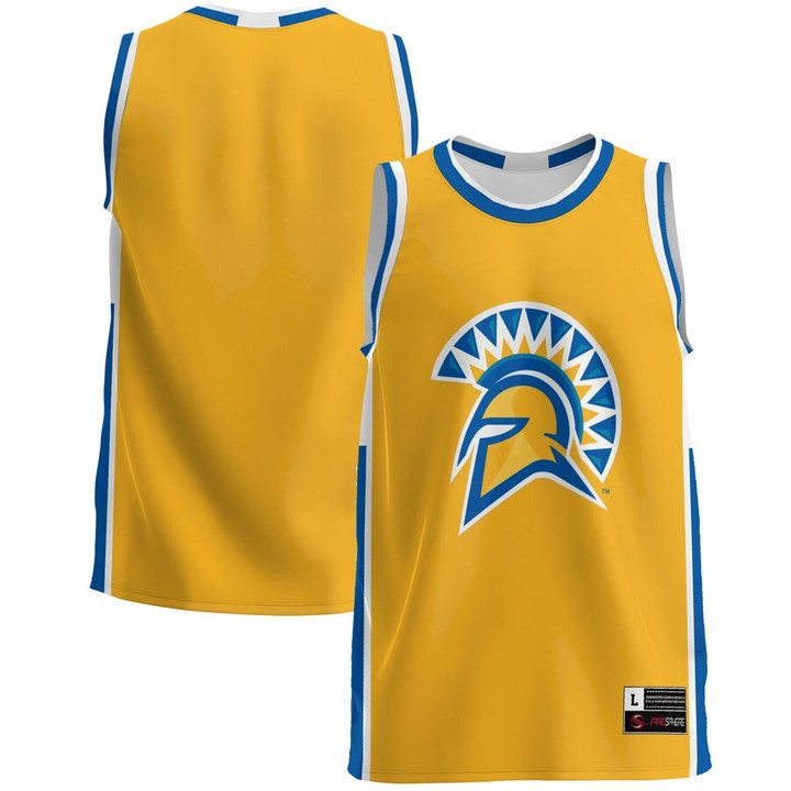 San Jose State Spartans Basketball Jersey - Gold