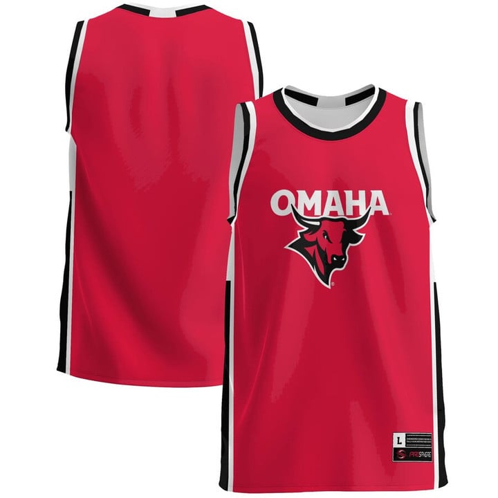 Nebraska Omaha Mavericks Basketball Jersey - Crimson