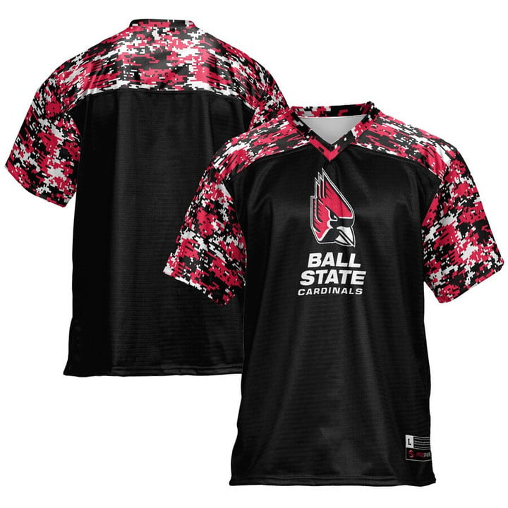 Ball State Cardinals Football Jersey - Black