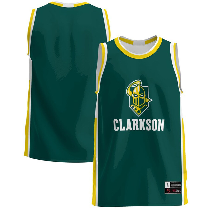 Clarkson Golden Knights Basketball Jersey - Green