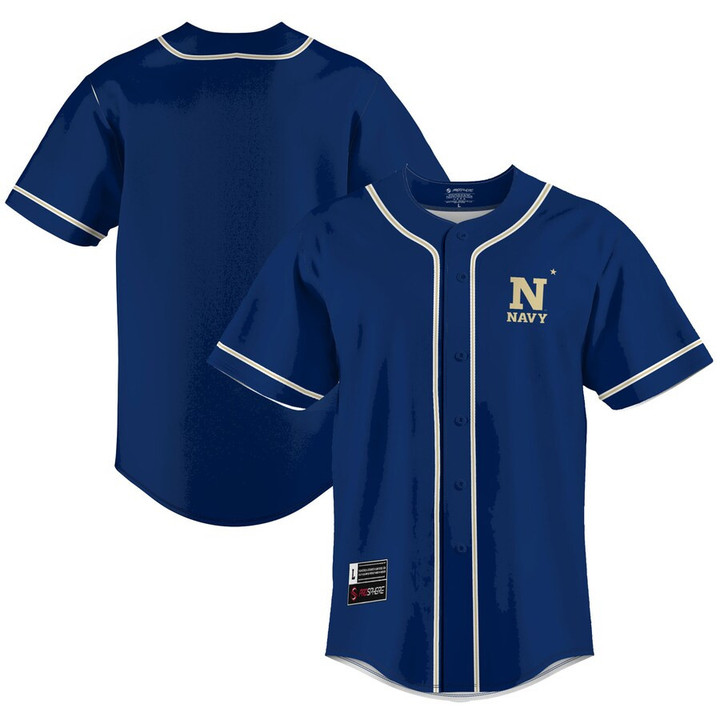 Navy Midshipmen Baseball Jersey - Navy