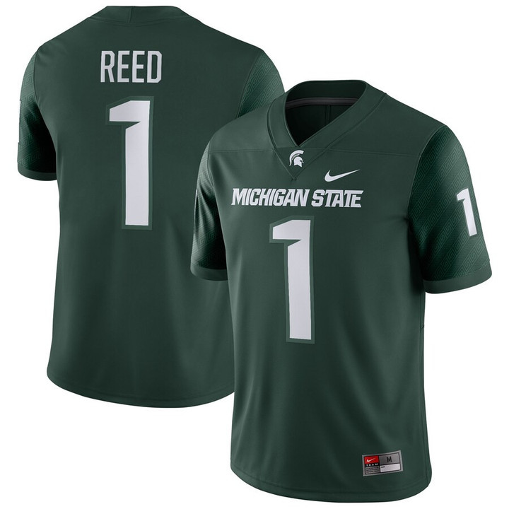 Jayden Reed Michigan State Spartans Nike NIL Replica Football Jersey - Green