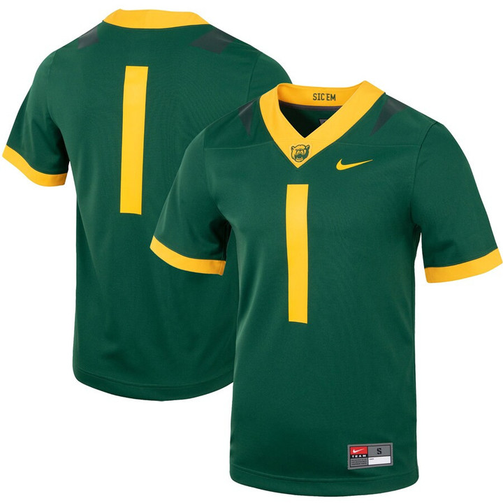 #1 Baylor Bears Nike Untouchable Football Jersey - Green