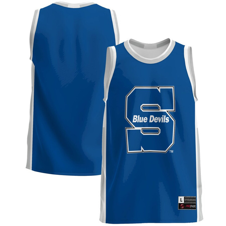 Wisconsin Stout Blue Devils Basketball Jersey - Blue