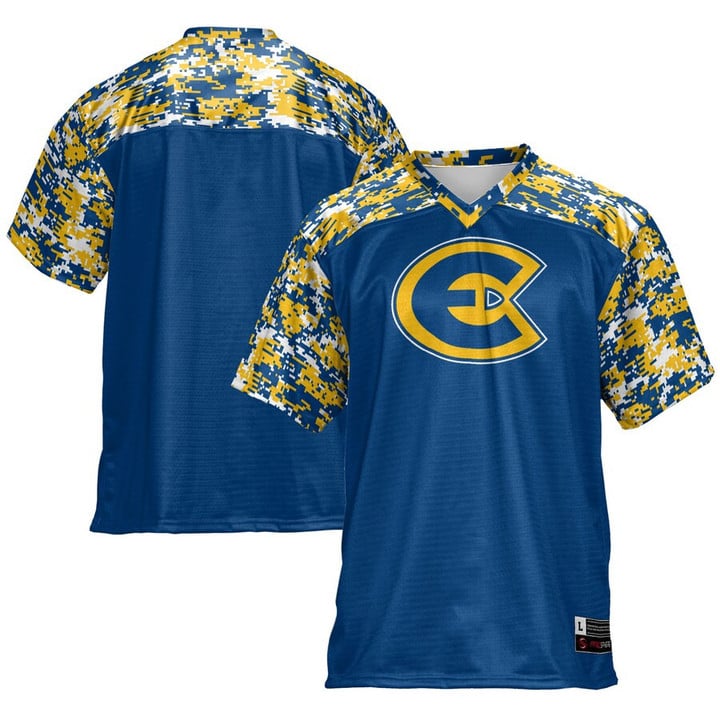 Wisconsin Eau Claire Blugolds Football Jersey - Navy