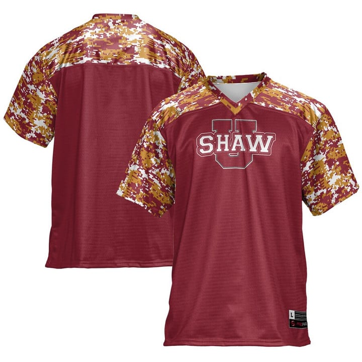 Shaw Bears Football Jersey - Garnet