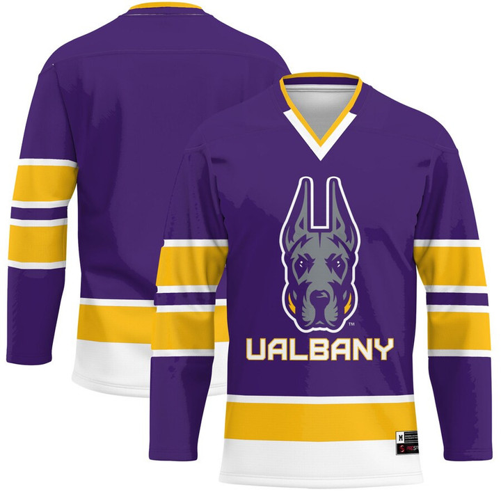 UAlbany Great Danes ProSphere Hockey Jersey - Purple