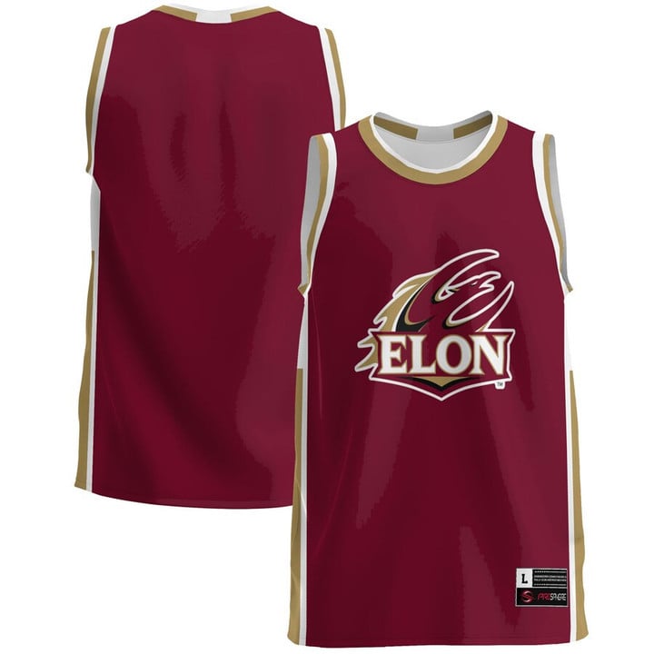 Elon Phoenix Basketball Jersey - Maroon