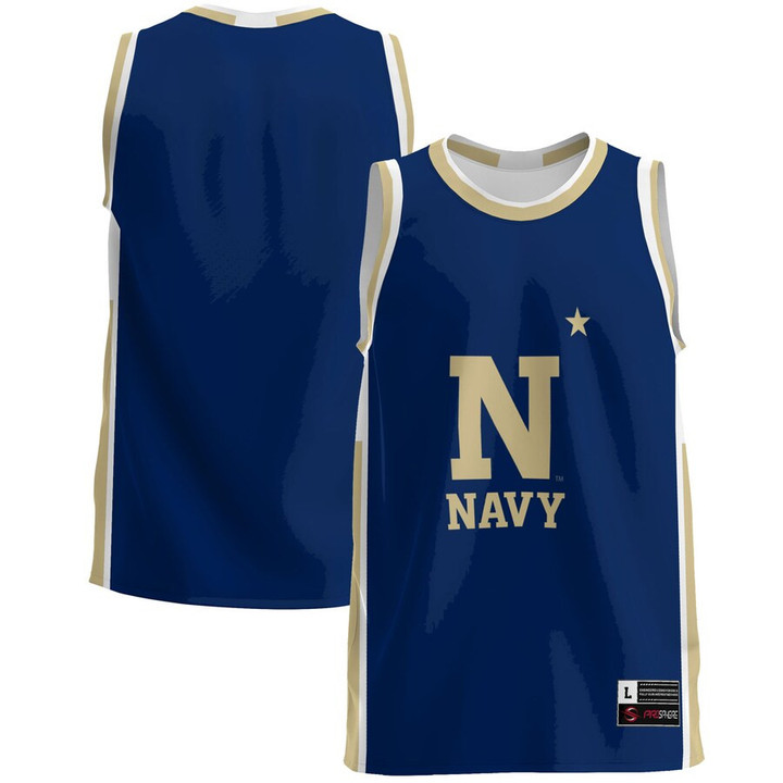 Navy Midshipmen Basketball Jersey - Navy