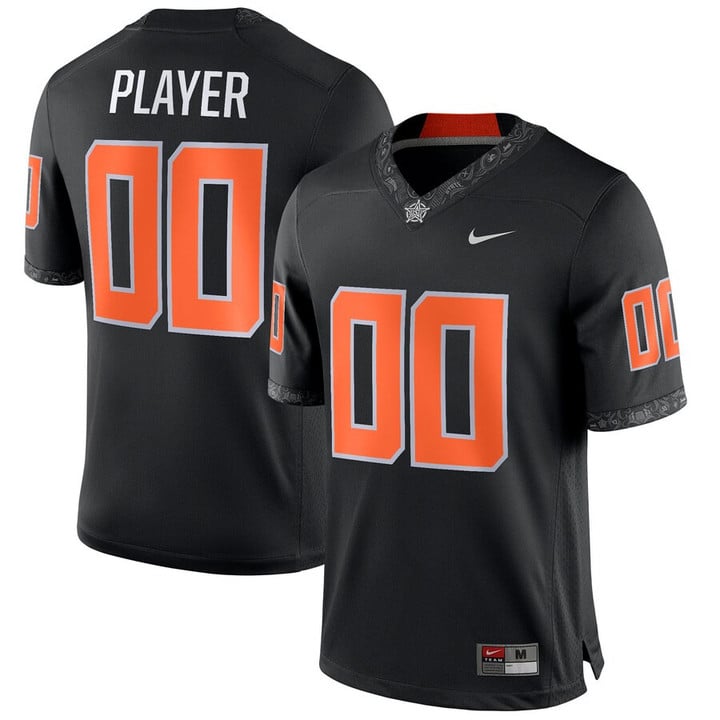 Oklahoma State Cowboys Nike Pick-A-Player NIL Replica Football Jersey - Black