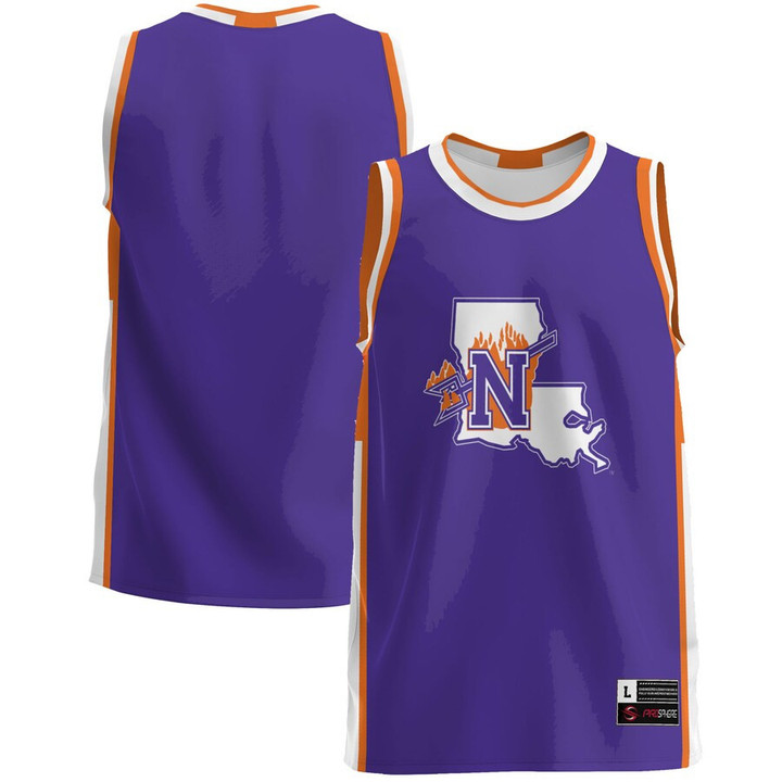 Northwestern State Demons Basketball Jersey - Purple