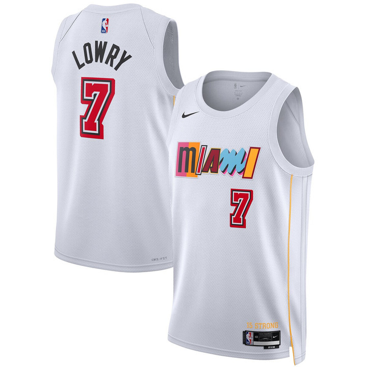 Kyle Lowry Miami Heat Nike Unisex 2022/23 Swingman Jersey - City Edition - White