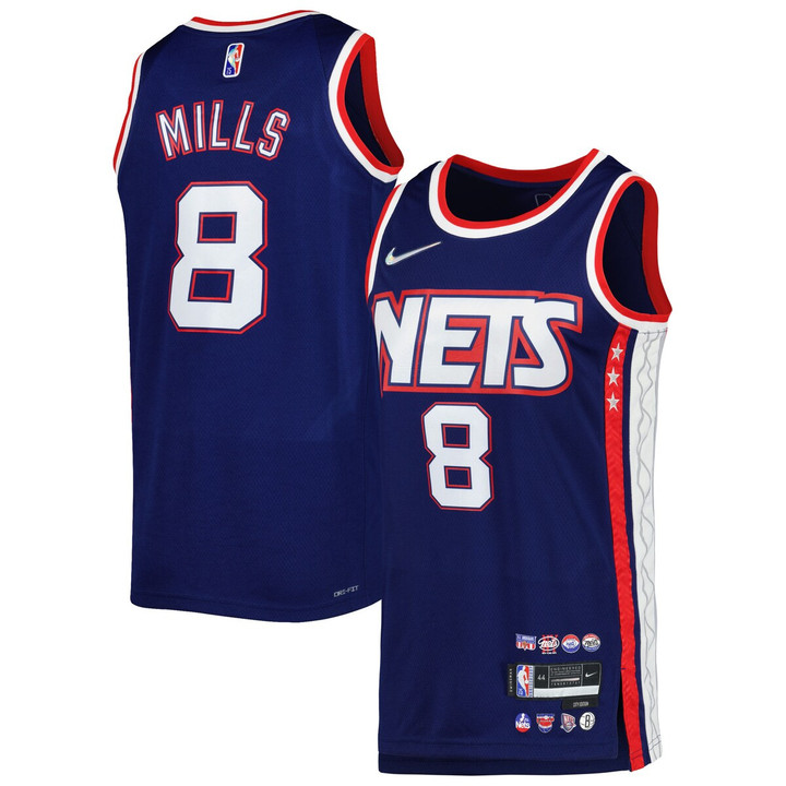 Patty Mills Brooklyn Nets Nike 2021/22 Moments Mixtape Swingman Jersey - Navy