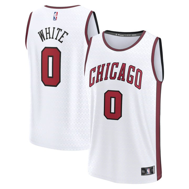 Coby White Chicago Bulls 2022/23 Fastbreak Jersey - City Edition - White