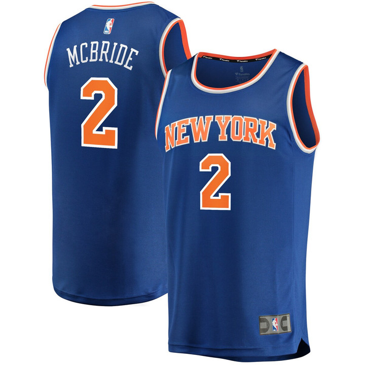 Miles McBride New York Knicks 2021/22 Fast Break Replica Jersey - Icon Edition - Blue