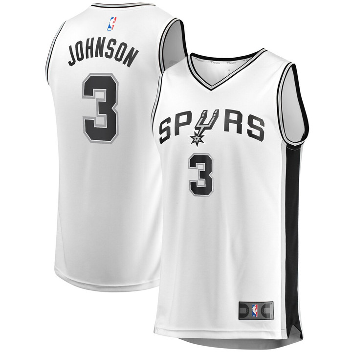 Keldon Johnson San Antonio Spurs Fast Break Replica Jersey White - Association Edition