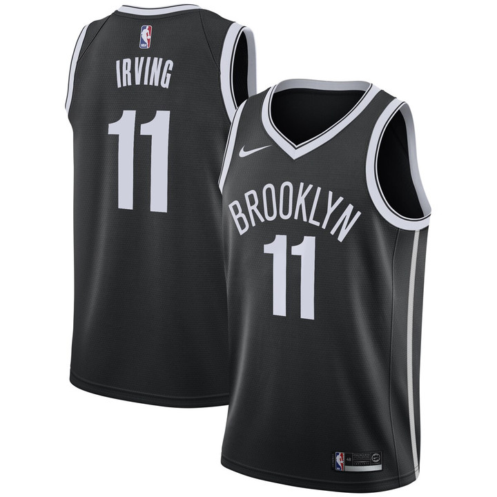 Kyrie Irving Brooklyn Nets Nike 2019/20 Swingman Jersey Black - Icon Edition
