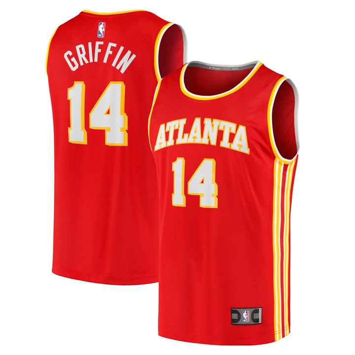 AJ Griffin Atlanta Hawks 2022 NBA Draft First Round Pick Fast Break Replica Player Jersey - Icon Edition - Red