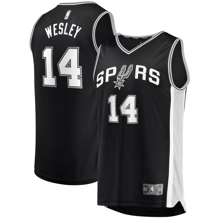 Blake Wesley San Antonio Spurs 2022 NBA Draft First Round Pick Fast Break Replica Player Jersey - Icon Edition - Black