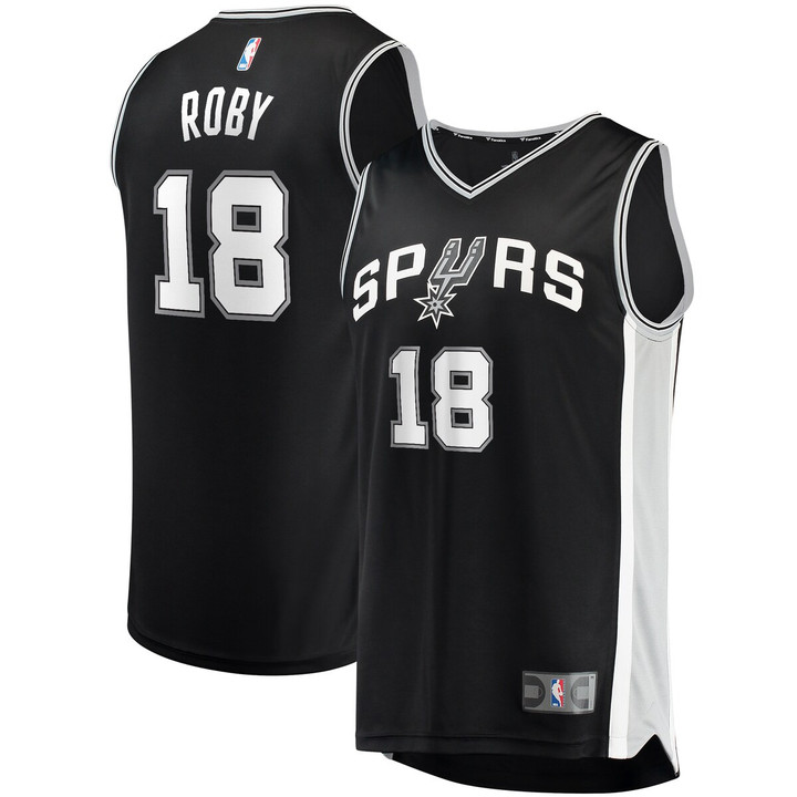 Isaiah Roby San Antonio Spurs Fast Break Replica Jersey - Icon Edition - Black