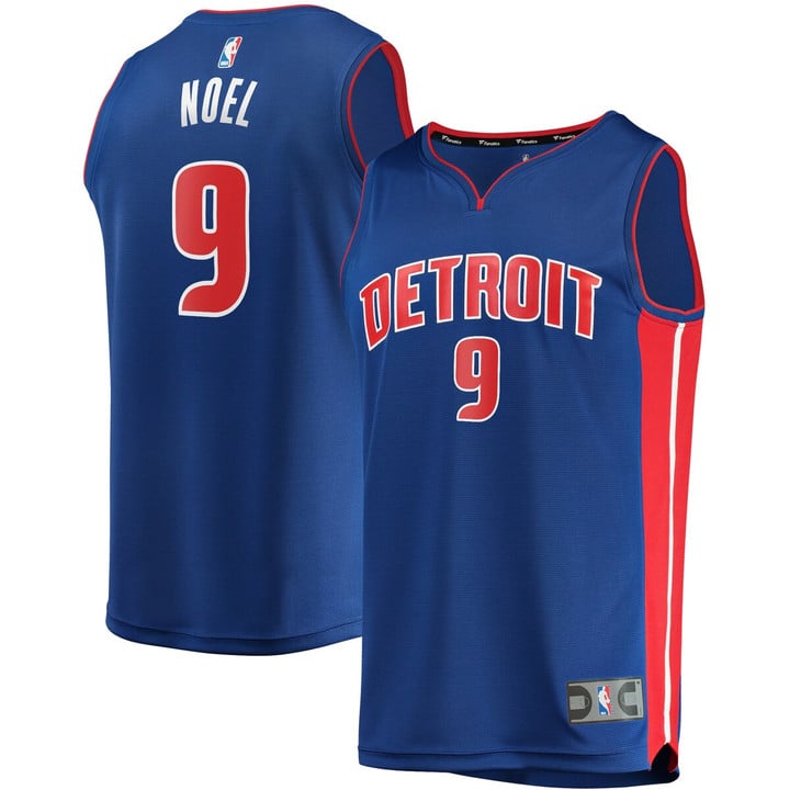 Nerlens Noel Detroit Pistons Fast Break Replica Jersey - Icon Edition - Blue