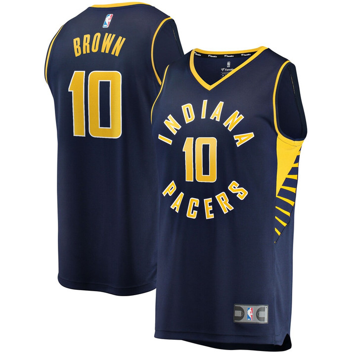 Kendall Brown Indiana Pacers 2021/22 Fast Break Replica Jersey - Icon Edition - Navy